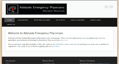 Desktop Screenshot of adelaideemergencyphysicians.com