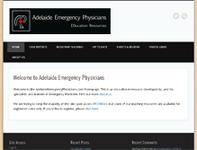 Tablet Screenshot of adelaideemergencyphysicians.com